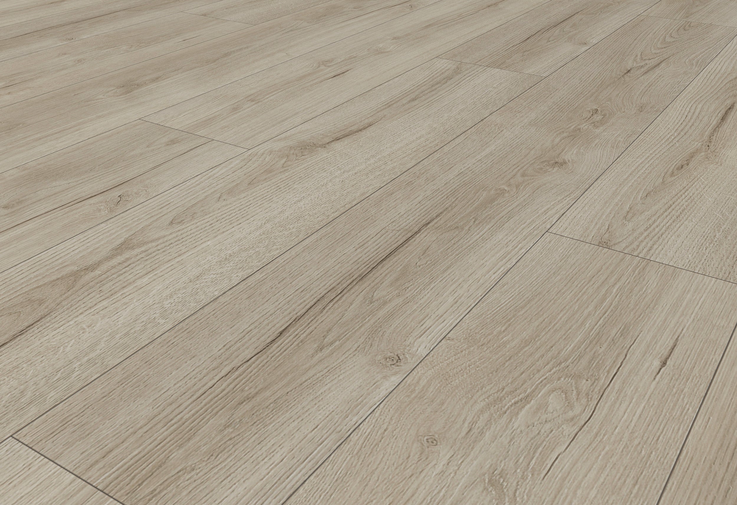 Handmuster zu Klick-Laminat HDF-Aqua Comfort Aqua Eiche Bologna Landhausdiele Synchronprägung