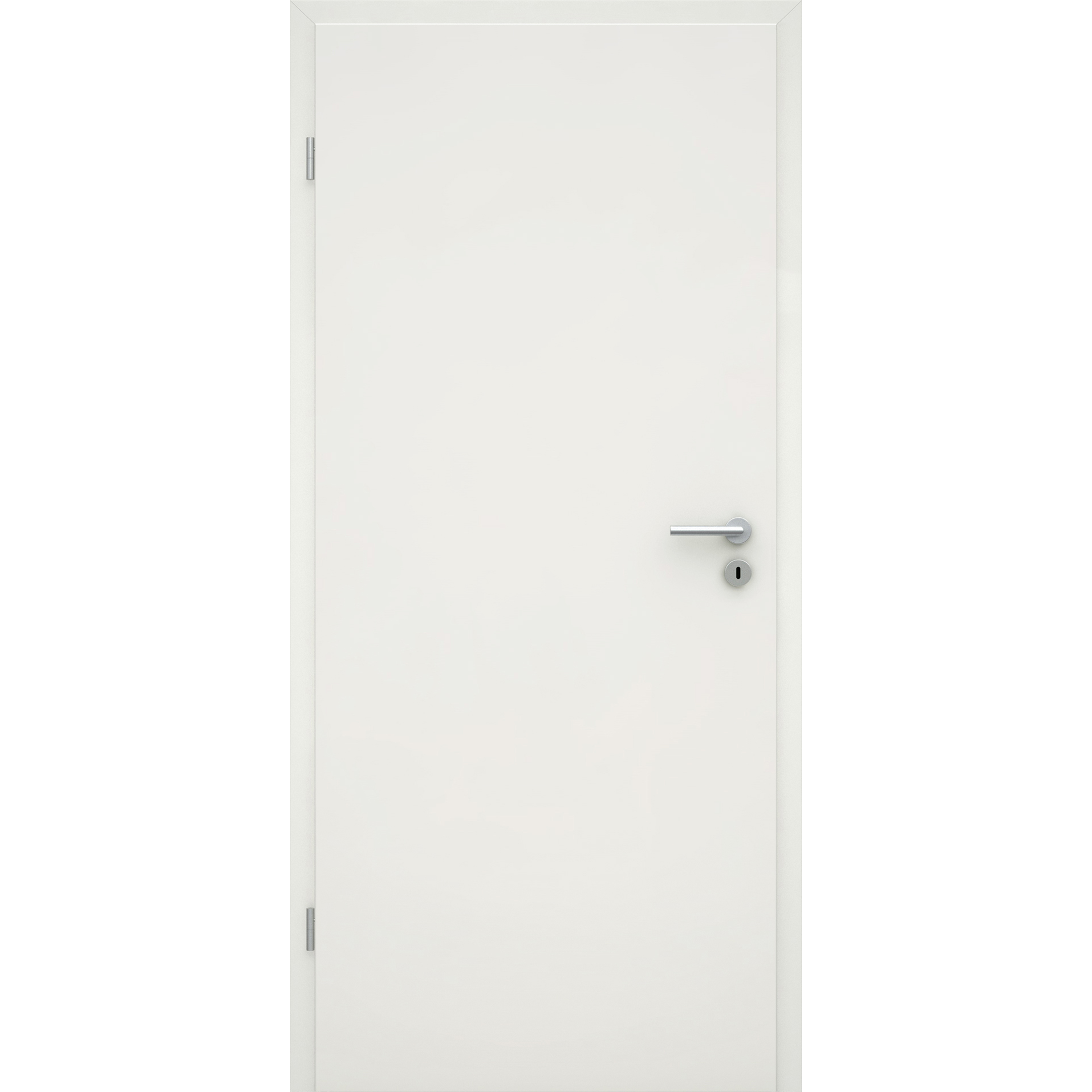 Zimmertür mit Zarge CPL soft-weiß Röhrenspan Designkante